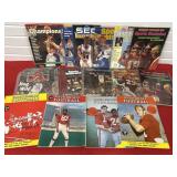 Vtg Razorback Football / Basketball Magazines