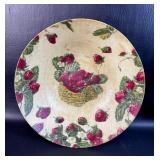 MCM ARTMOR Fiberglass Bowl With Strawberries 11ï¿½ï¿½