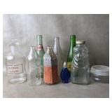 Vtg PYREX Lab Bottle w/ Stopper , Nursing Bottles