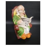 Vtg Lefton Retirement Fund Piggy Bank