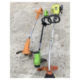 3 WEED EATERS RYOBI GAS POWERED GOOD COMPRESSION