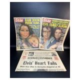 1977 LA Newspaper & Star Mags Elvis Death