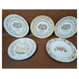 Antique Calendar Plates with Advertising 1910,