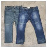 Levis Signature 551 Straight Jeans 42x32 Faded