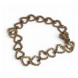 14k Gold Heart Necklace 4.6g