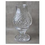 Vtg Waterford Crystal Alana Candle Hurricane Lamp