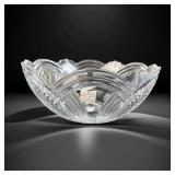 Large Czech Republic 12ï¿½ï¿½ Crystal Bowl