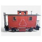 Vintage Wooden Caboose Toy Box 38"L 21"H