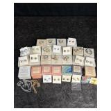 25 PCS. NOS AVON FASHION JEWELRY EARRINGS,