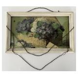 Paul de Longpre Chromolithograph w Unusual Frame.