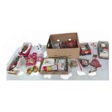 Box Lot - Christmas Decorations, Cards