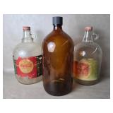 Vintage Large Duraglas Apothecary Amber &