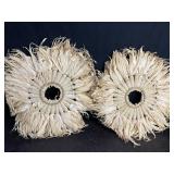 PAIR MINI CORN COB WREATHS