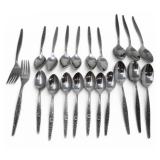 Vtg Interpur Jardinera Floral Flatware Spoons