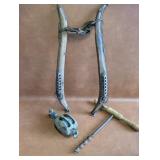 Antique Tools, T-Handle Auger, Double Pulley,