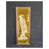 Vintage Maw & Co. Framed Majolica Tiles - Geisha