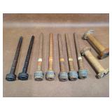 Vintage Wood Industrial Bobbins