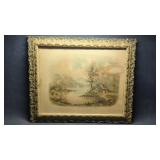 19th/Early 20th-Century Chromolithograph Print
