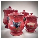 VTG Raymond Waites VTG Farm Canister Set w/ Farm