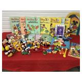 Lot of Vintage Disney Books & Toys,