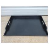 Large Wooden Tray Ottoman Tray