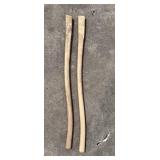 2 New Old Stock Forestry Supplier Ax Handles