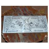 5 gram Silver Foil Note - Educational Note, Has