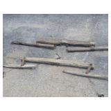 Two Antique  Double Trees / Harness Equipment