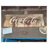 Roached Weathered Coca-Cola Coke Sign