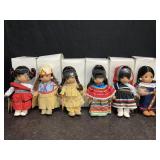 6 NOS PRECIOUS MOMENTS NORTH AMERICAN INDIAN