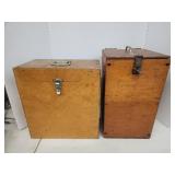 2 Vtg Lantern Boxes