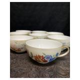 8 VINTAGE ESCHENBACH PORCELAIN BAVARIAN CHINA TEA