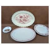Vintage Plates, Wellsville China Belmont Platter,