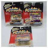 3- NOS JOHNNY LIGHTNING STREET FREAKS CARS