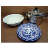 Pfaltzgraff Bonnie Brae Serving Bowl, Blue Rose
