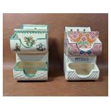Vintage Wall Mounted Match Holders