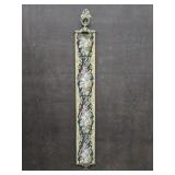 Victorian Brass Bell Pull  w/ Tapestry