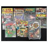 14 Vintage Comic Books Superman Batman, Sad Sack,