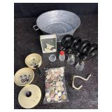 SET 4 CERAMIC NAPKIN RINGS, LENOX ANGEL, PANDA