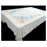 98" x 108" Vintage Chenille Bedspread Blanket