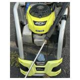 RYOBY PRESSURE WASHER W/ HONDA MOTOR, A LITTLE