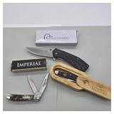 SCHRADE  POCKET KNIFE, RED HEAD POCKET KNIFE &