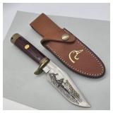1996 DUCKS UNLIMITED FIXED BLADE HUNTING KNIFE &