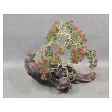 Wire Wrapped Decorator Miniature Tree L. Wiwi