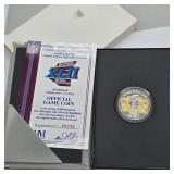 SUPERBOWL XLII LIMITED EDITION GAME COIN
