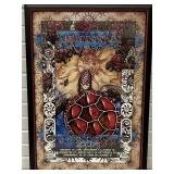 GRATEFUL DEAD 1995 SUMMER TOUR POSTER FRAMED