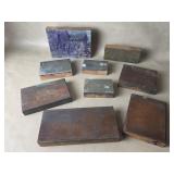 Collection of Old Wood & Metal Engraving Printer