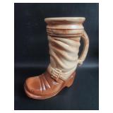 Vtg McCoy Pottery Boot Mug