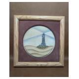 Signed Lighthouse Art on Mix Media