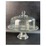 Glass Cake Stand w/ Cover